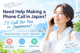 make phone calls in japanese on your behalf