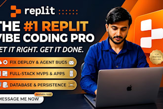 offer replit agent fix replit deploy fix replit database vibe coding dev web app
