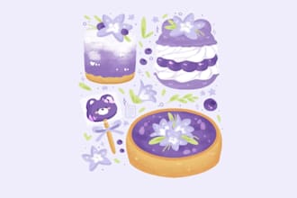 draw cute doodles designs stickers illustrations