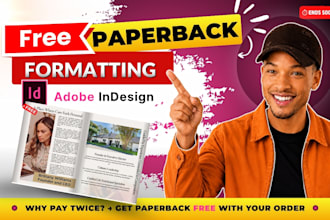 adobe indesign book formatting paperback, kdp, book interior design, lead magnet