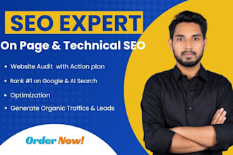 do website audit,on page and technical SEO with action plan