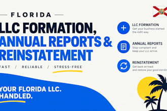 handle florida llc formation, annual reports, and reinstatement