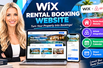 wix rental booking website airbnb integration reservation calendar directpayment