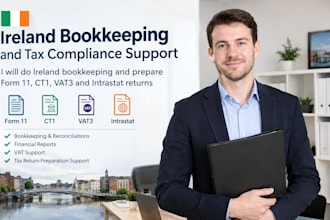 do ireland bookkeeping and prepare form 11, ct1, vat3 and intrastat returns