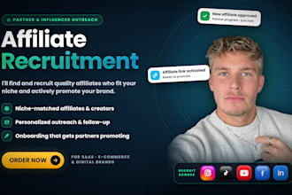recruit affiliates to grow your affiliate program and affiliate signups
