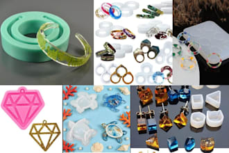 design custom jewelry silicone molds ring molds pendant mold and stl files