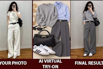 create realistic ai virtual try on images with your clothes