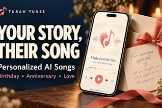 create a personalized ai song for birthdays, anniversaries
