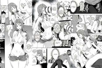 draw nsfw anime manga illustration webtoon cover edit manga as a manga artist