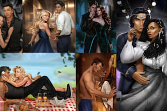 do sport mafia romance book illustration couple art romance character artist