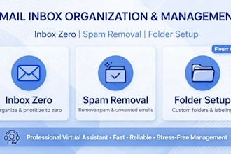 organize your email inbox and do web research and lead generation