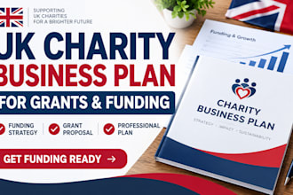 create your UK charity business plan for grants and funding