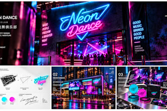create a premium brand identity for bars clubs and nightlife brands