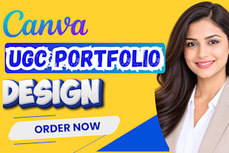 design canva ugc creator portfolio website,canva portfolio website design,canva