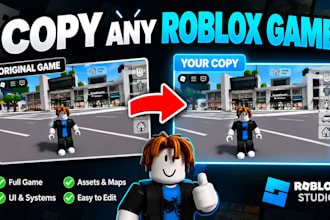copy any roblox game for you