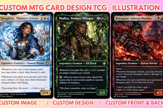 create custom mtg magic the gathering, commander and tcg cards
