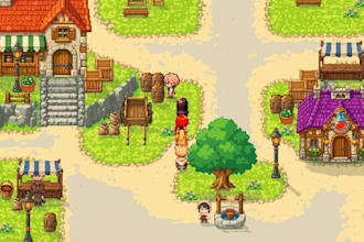 create pixel art tilesets, game environment, background and assets