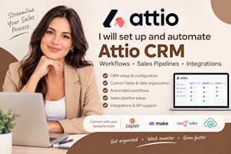 set up, customize and automate your attio CRM