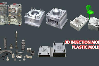 design injection moulding solidworks plastic product cad for manufacturing