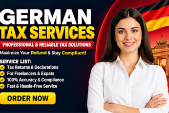 handle your germany tax filing, german vat corporate tax income tax, vat id