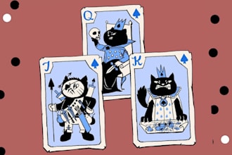 design card game playing card game art board game card box design