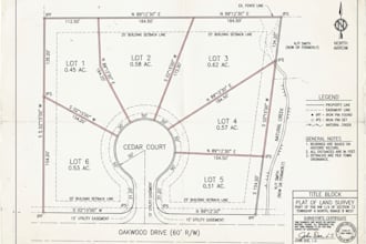 create plat map, parcel map, property boundary and land survey layout