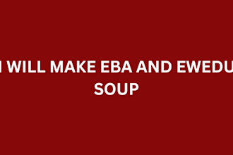 do html for fufu eba for your church event