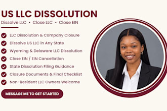 do llc dissolution, dissolve US llc, close llc, close ein in wyoming, delaware