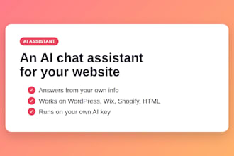 build an ai chat assistant for your business website