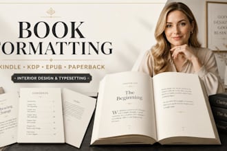 do book formatting and interior design kindle formatting service ebook formating