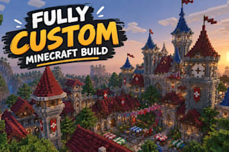 a professional minecraft spawn build for you