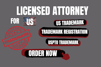 be your trademark attorney for US trademark registration
