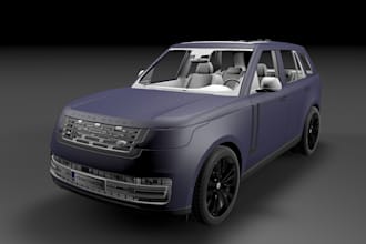 create 3d car modeling, 3d car model, 3d vehicle modeling, 3d car rendering