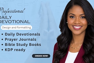 edit and format your daily devotional and prayer journal
