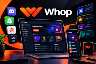 setup customize your whop store whop community  and whop payments, shopify store