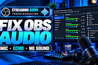 fix obs audio issues, mic echo, discord and game sound