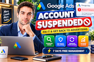 fix suspended google ads accounts and resolve suspension issues optimization PPC
