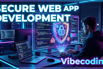 build a secure and modern web application using vibecoding
