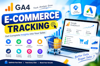 setup ga4 ecommerce tracking and conversion tracking