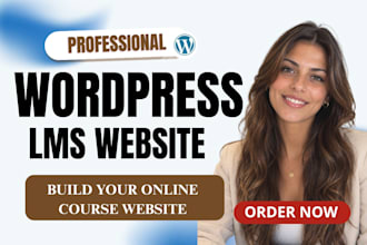 build wordpress lms educational online course website tutor lms learnpress setup