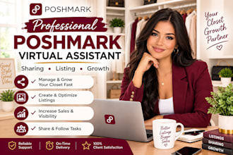 be your poshmark virtual assistance for sharing listening and growth