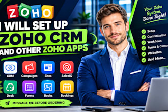 setup zoho CRM and other zoho apps