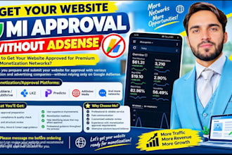 get your website with mi approval without having adsense