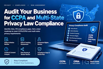 audit your business for ccpa and multistate privacy law compliance