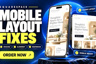 fix squarespace mobile responsiveness and layout issues
