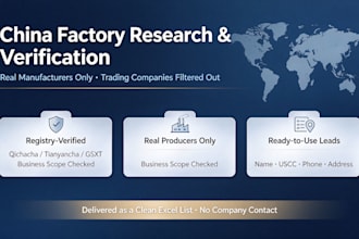 research and verify real furniture factories in china