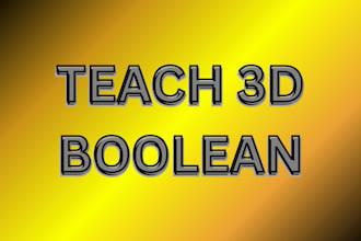 teach you 3d boolean