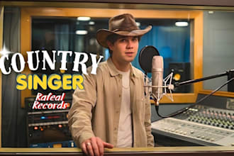 be your male country singer, country folk and country pop singer, male vocalist