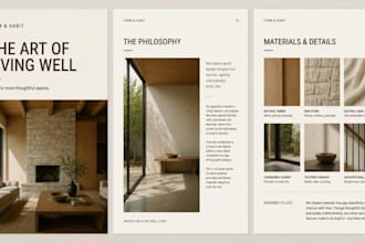 design professional booklet, company profile, magazine and real estate brochure