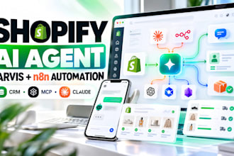 build jarvis ai multi ai agent openclaw claude mcp n8n hermes shopify automation